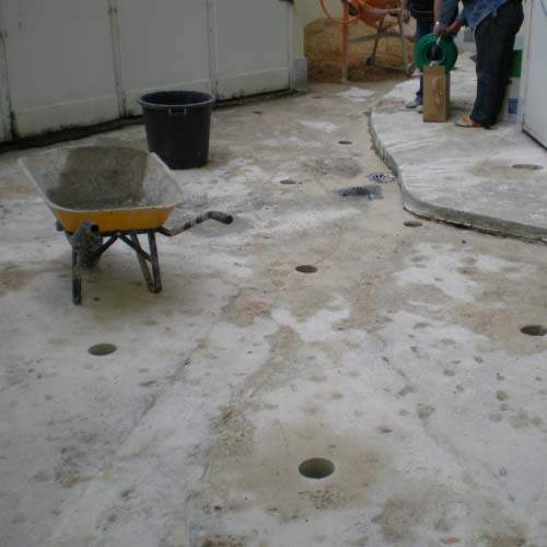 Travaux de maçonnerie sur dalle en béton Île-de-France