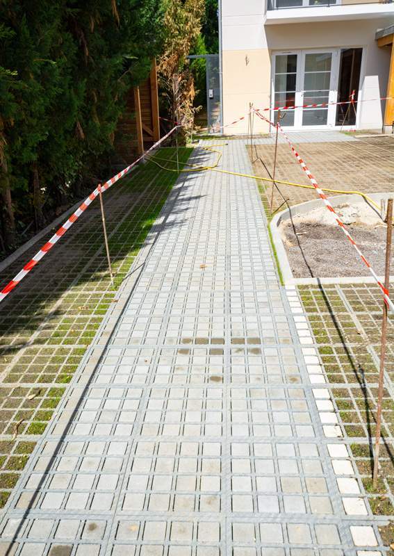 Réalisation d'une allée Île-de-France