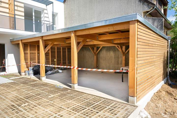 Réalisation d'un carport Île-de-France