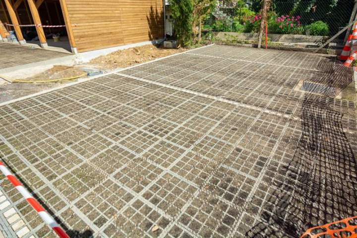 Coffrage dans un chantier de construction Île-de-France