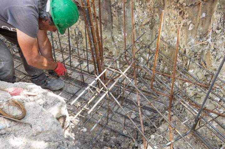 Mise en place d'armature pour béton Île-de-France